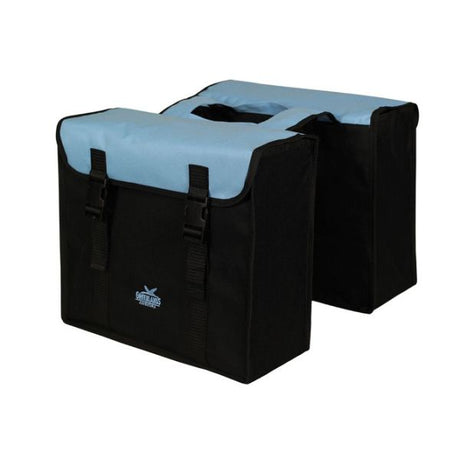 Greenlands Doppeltasche 34l schwarz hellblau