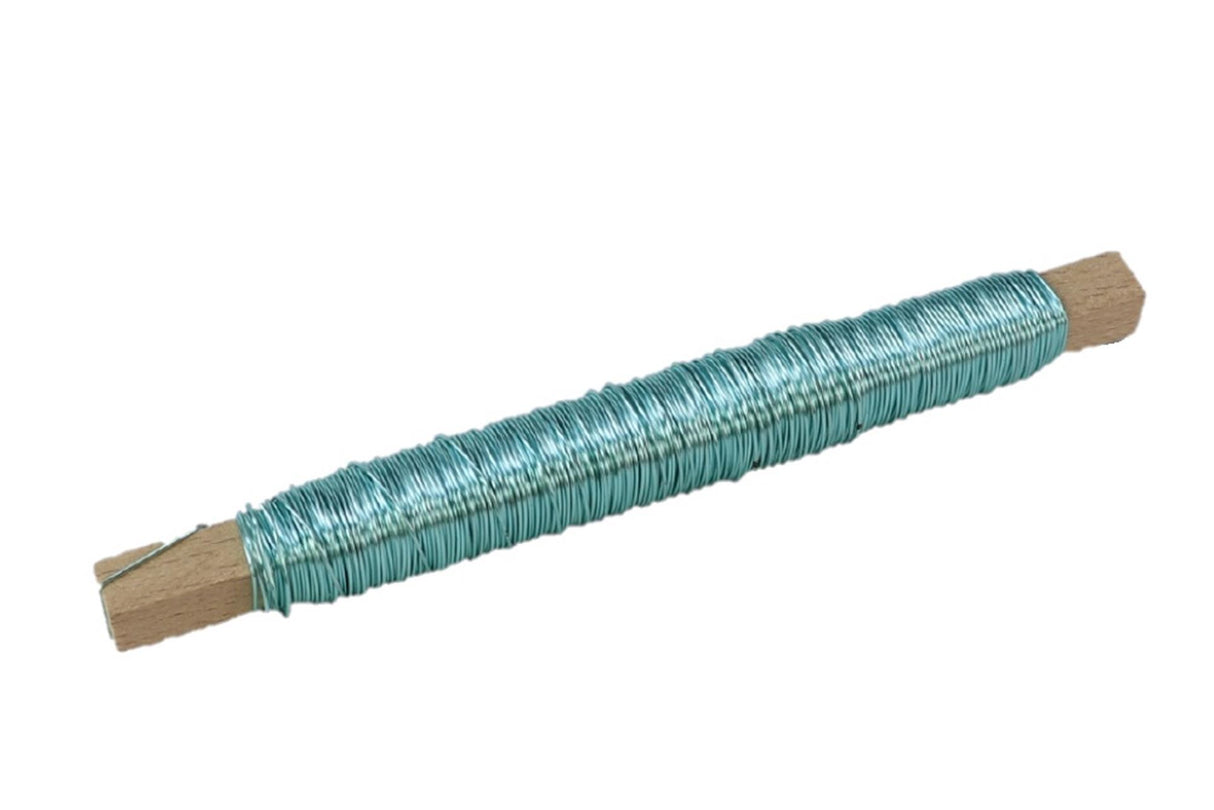 Hbx Natural Living Wickeldraht Kupfer 0,50 mm 50 g Eisblau