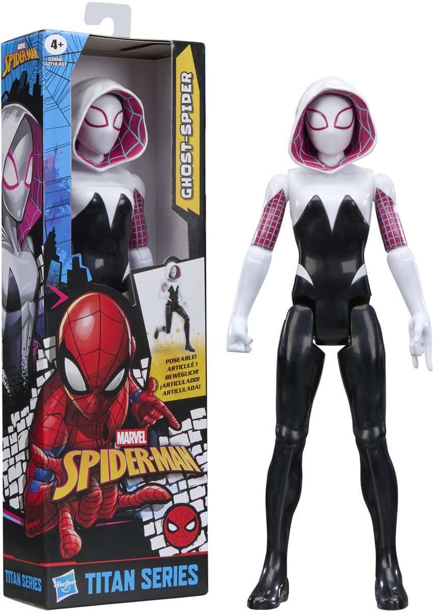 Marvel Spider-Man Titan-Serie Ghost Spider – Actionfigur 30 cm