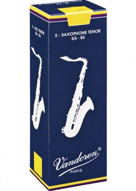 Vandoren klassisches Tenorsaxophon 1,5 Box mit 5 Blättern – Blatt für Tenorsaxophon