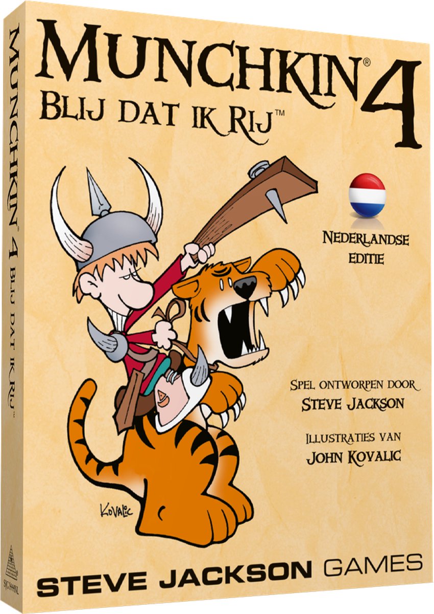 Asmodee Munchkin 4 froh, dass ich das Kartenspiel fahre