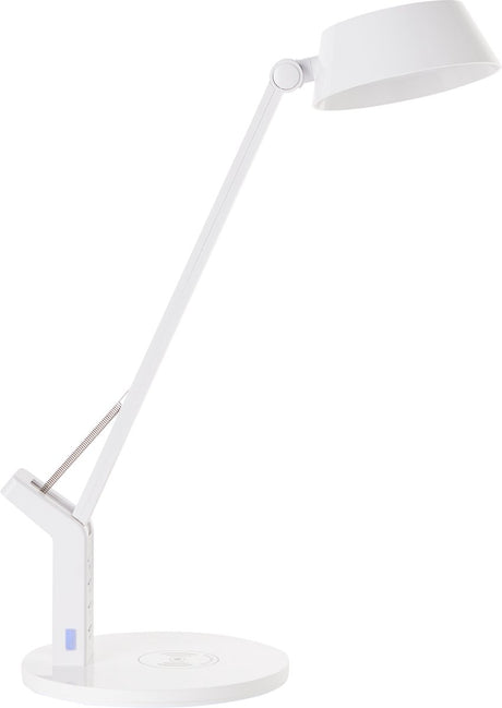 Brilliant Kaila – Schreibtischlampe – integrierte LED 8 W – kabellose Ladestation – Farbauswahl 3000–6000 K – Weiß