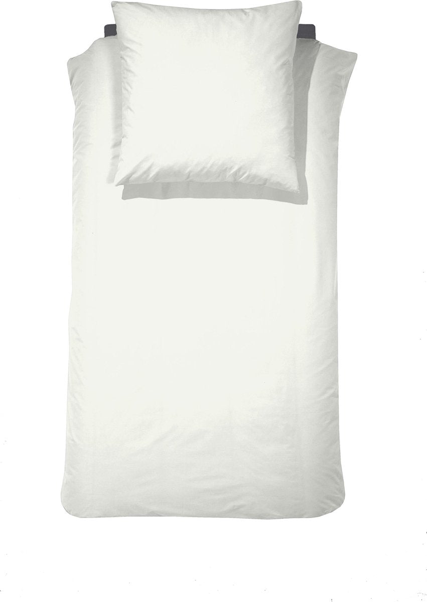 Cinderella morning 1-persoons dekbedovertrekset 135x200cm flanel ivoorwit + 1 kussensloop 60x70
