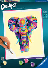 Ravensburger Creart Malen nach Zahlen – Elefant