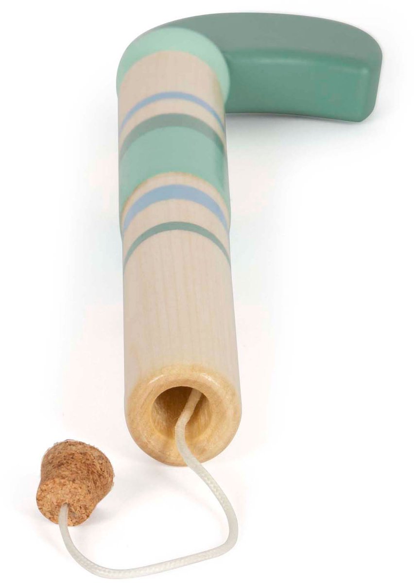 Kleiner Fuß - Holzpistole mit Kork