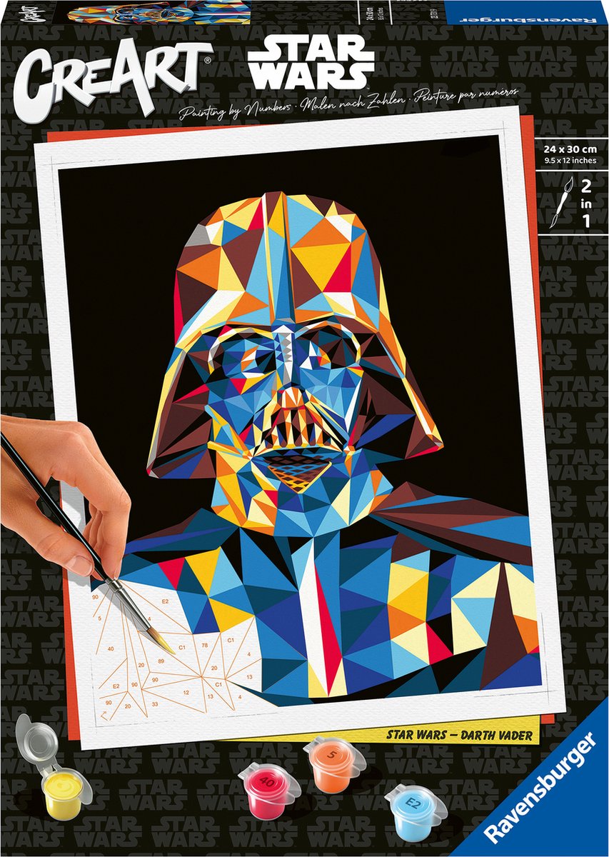 Ravensburger Creart Painting bei Number - Star Wars Darth Vader