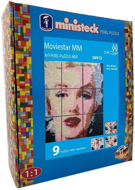 Ministeck-Mosaikkunst-Moviestar-XXL-Box – 5500 Steine, kreatives Spielzeug.