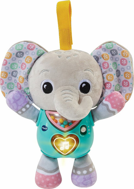 Vtech Musikalisches Kuscheltier Elefant Babyspielzeug mit Licht und Ton.