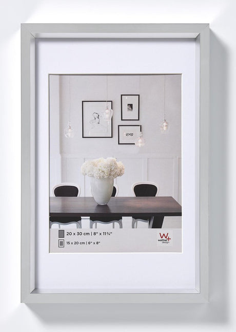Walther Steel Style - Kunststoffrahmen - Fotogröße 20x30 cm - Silber
