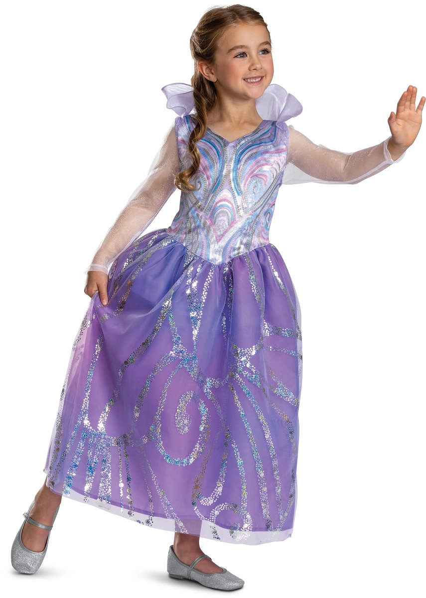 Verkleidung: Wicked Glinda Kinderkleid, bequeme Passform und detailliertes Design, 5. bis 6. Jahr