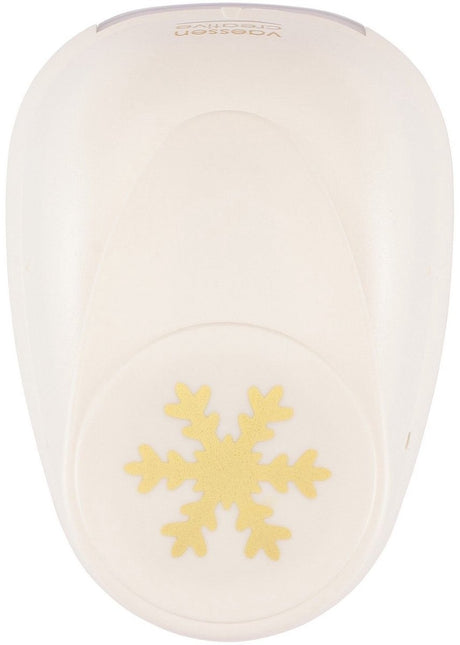 Vaessen creative pons - figuurpons - sneeuwvlok - 3,3 x 3,8 cm