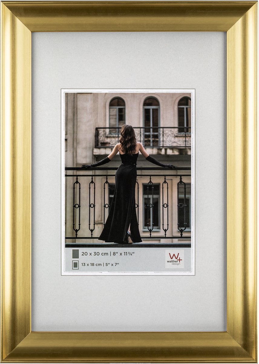 Walther Venedig - Fotorahmen - Fotogröße 30x40 cm - Gold