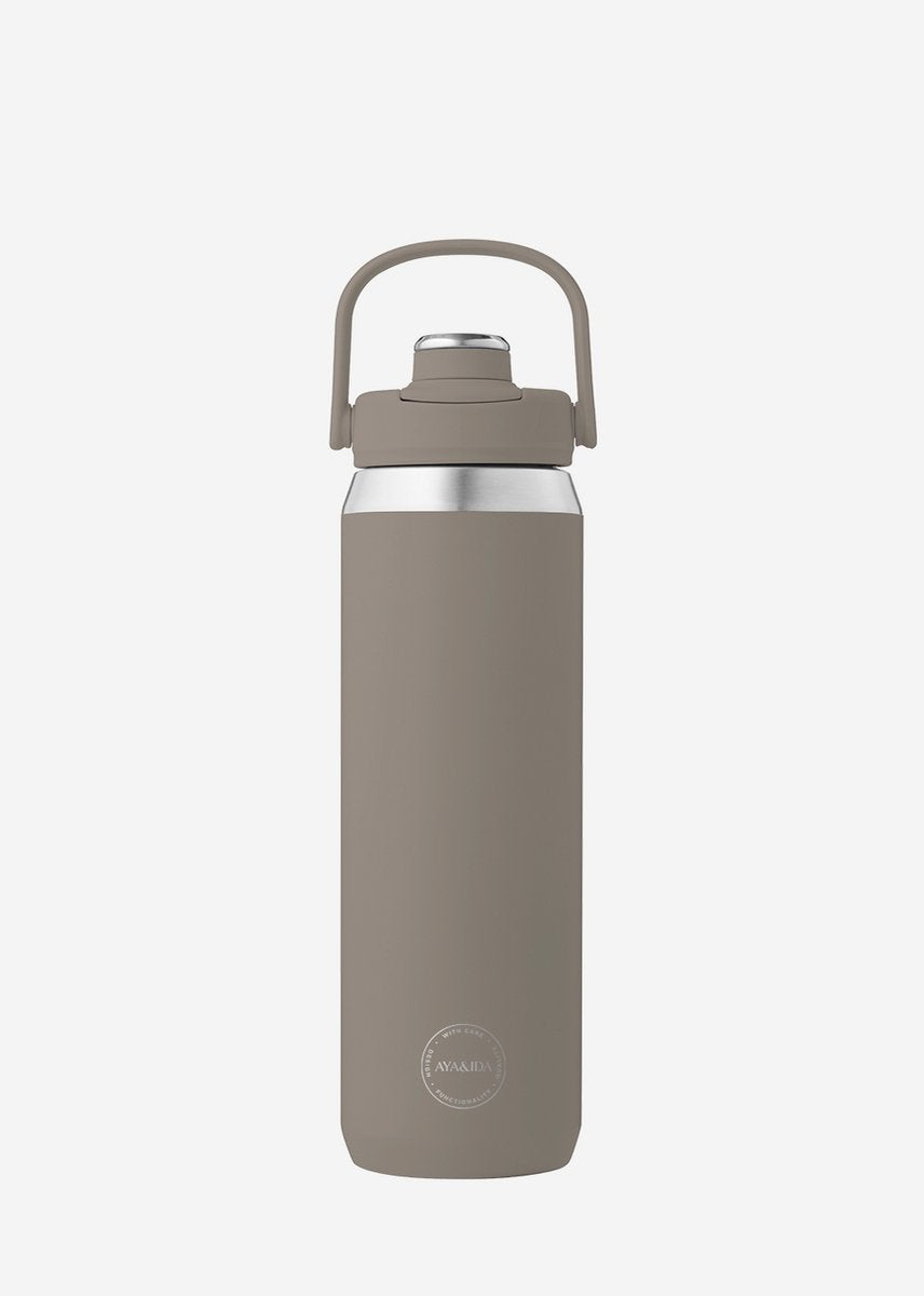 Aya ida aya ida - Sportflasche - Trinkflasche - Thermosflasche - Wasserflasche - Edelstahl - 700 ml - Treibholz