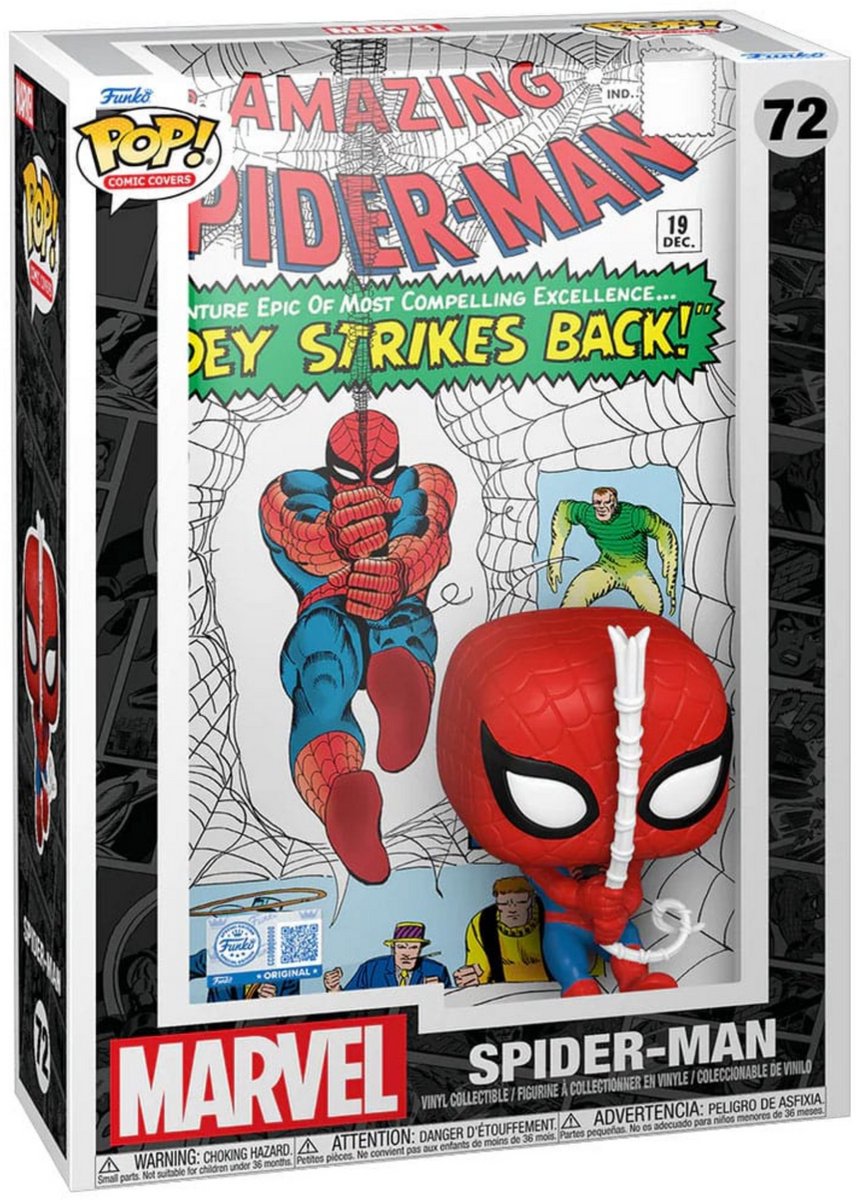 Funko Spider-Man Amazing Spider-Man (Comic-Cover) Vinylfigur 72 Unisex Pop! - neutral - Standard