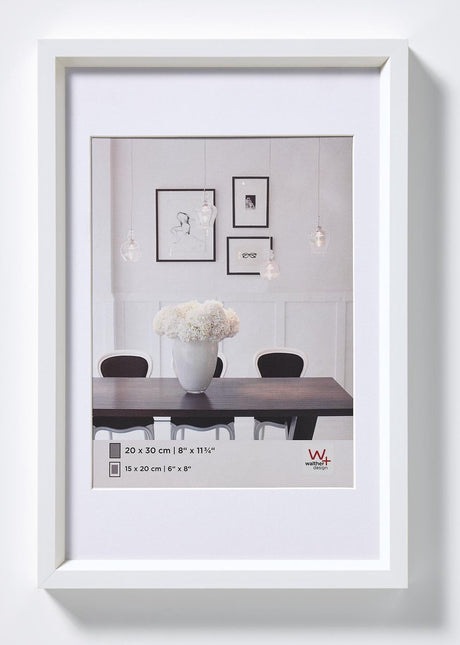 Walther Steel Style - Kunststoffrahmen - Fotogröße 20x30 cm - Weiß