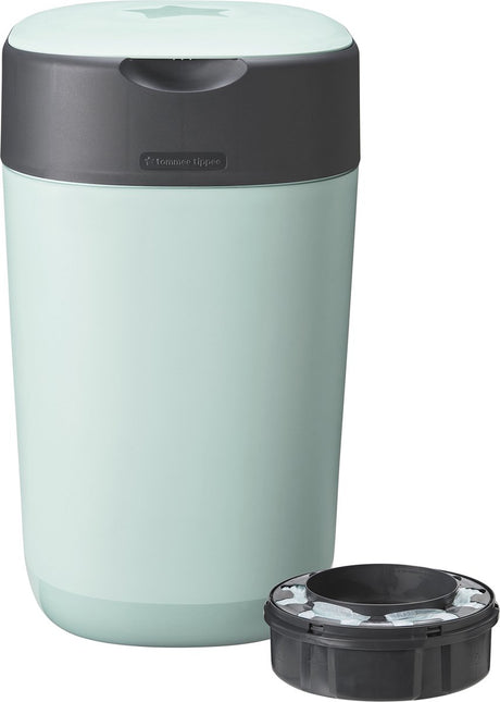 Tommee Tippee Twist Click Windelbehälter – für bis zu 33 Windeln – 1 Nachfüllkassette – grün