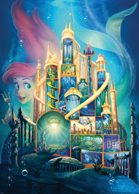 Ravensburger - Puzzle Ariel - Disney Castle 6 - 1000 Teile