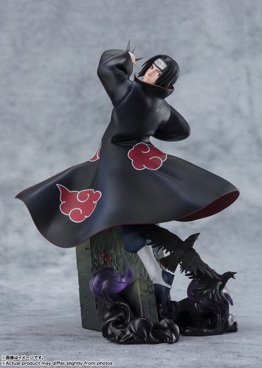 Bandai Tamashii Nations Naruto Shippuden FiguartsZero Extra Battle PVC-Statue Itachi Uchiha – The Light Dark of the Mangekyo Sharingan – 24 cm Statue