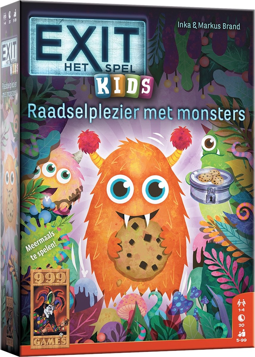 999Games 999 Games Exit – Rätselspaß für Kinder mit Monstern