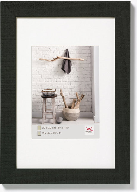 Walther Home - Holzrahmen - Fotogröße 15x20 cm - Schwarz