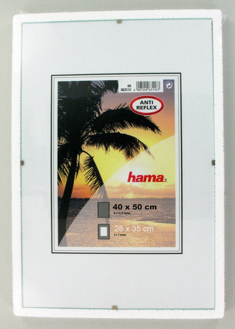 Hama Bilderrahmen – Rahmenclip – 40 x 50 cm – Antireflex
