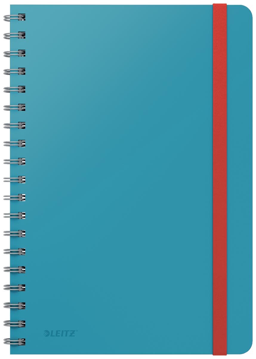 Leitz Cozy Notebook B5 Soft Touch liniert – Hardcover-Notizbuch – Spiralbindung – ideal für das Home-Office und die Arbeit von zu Hause aus – ruhiges Blau
