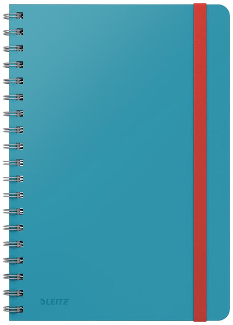 Leitz Cozy Notebook B5 Soft Touch liniert – Hardcover-Notizbuch – Spiralbindung – ideal für das Home-Office und die Arbeit von zu Hause aus – ruhiges Blau