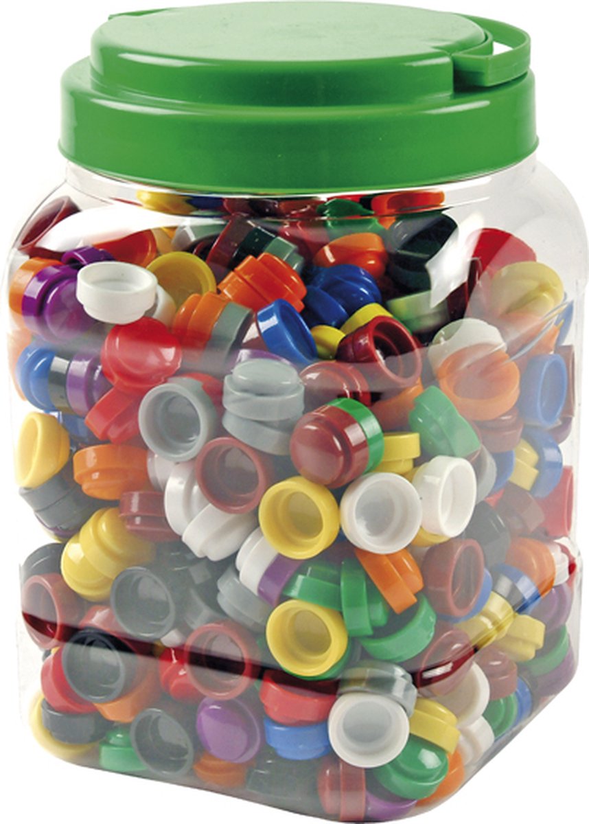 Weplay eduplay stapelbekers speelgoed set - 500 stuks - educatief speelgoed.