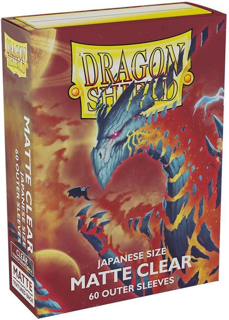 Drachenschild-Außenhüllen matt klar – japanische Größe für Karten bis zu 59 x 86 mm