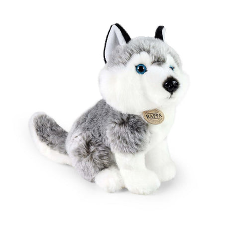 Umweltfreundliche Rappa-Serie – Plüsch-Husky-Kuscheltier – 30 cm – mit recycelter Kappe