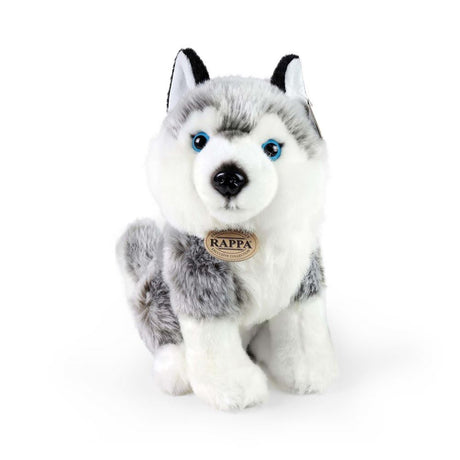 Umweltfreundliche Rappa-Serie – Plüsch-Husky-Kuscheltier – 30 cm – mit recycelter Kappe