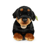 Plüsch-Rottweiler-Hund 39 cm umweltfreundlich