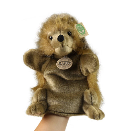 Plüsch-Igel-Handpuppe 25 cm öko