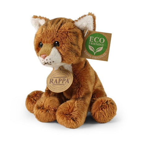 Plüsch rostige Katze 14 cm umweltfreundlich
