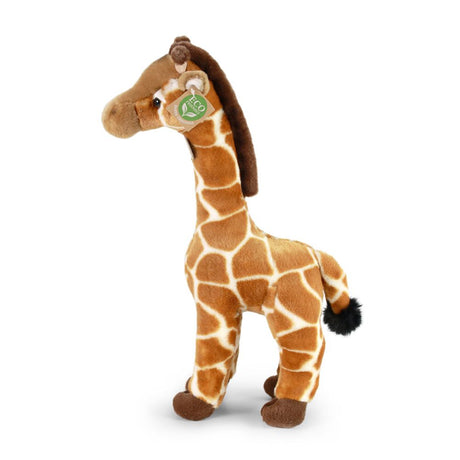 Rappa Öko-Kuscheltier Giraffe 40 cm – realistisches Kuscheltier aus recycelten PET-Flaschen – braun, creme
