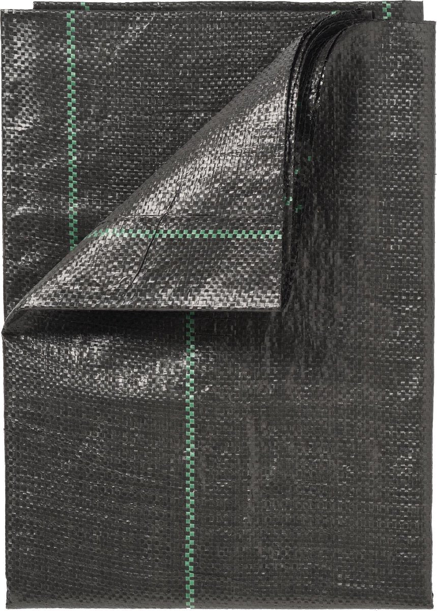 Natur – Bodentuch – 5,2 x 5 m – 100 g m² – Schwarz – Anti-Wurzeltuch