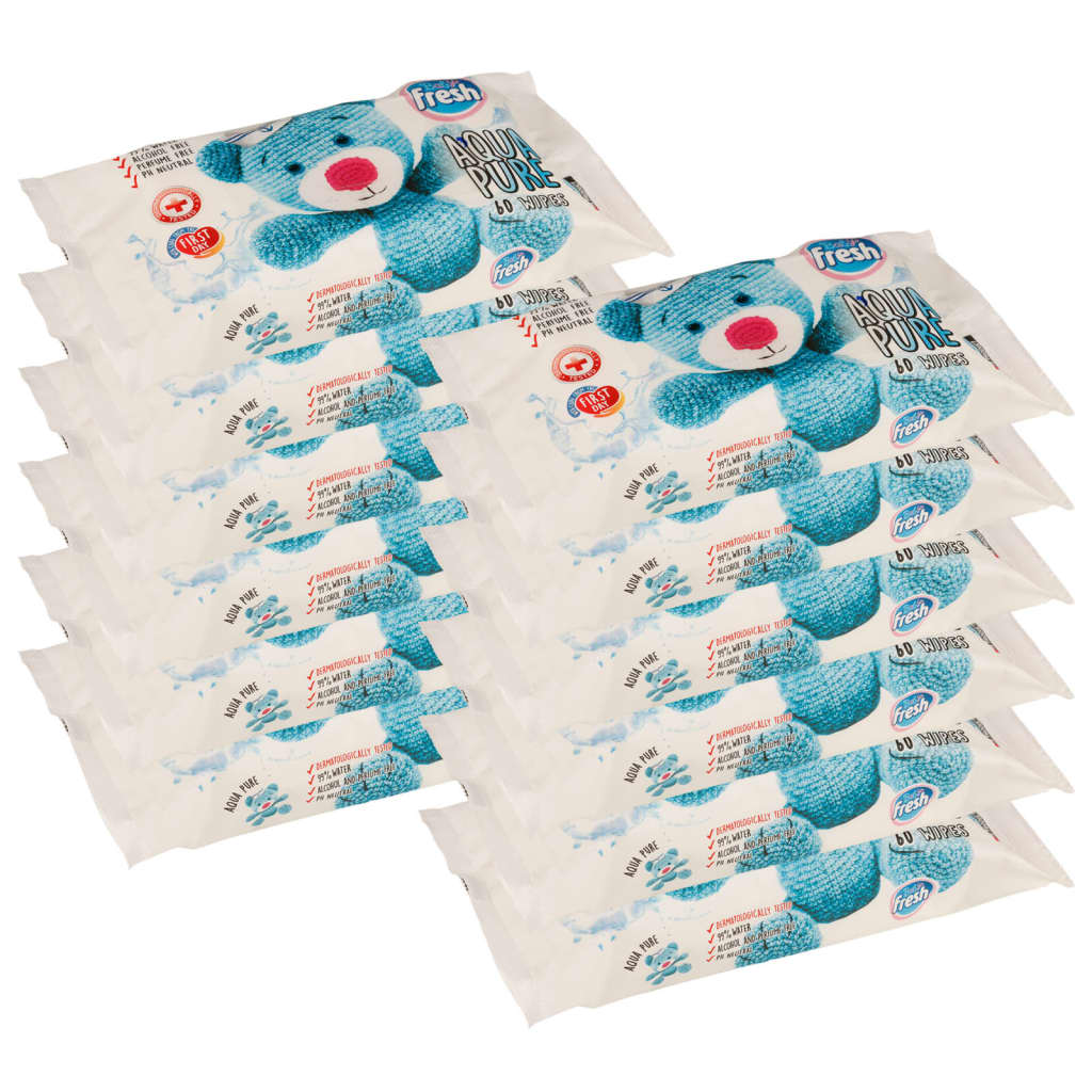 Vidaxl Baby wipes 12 packs 720 wipes