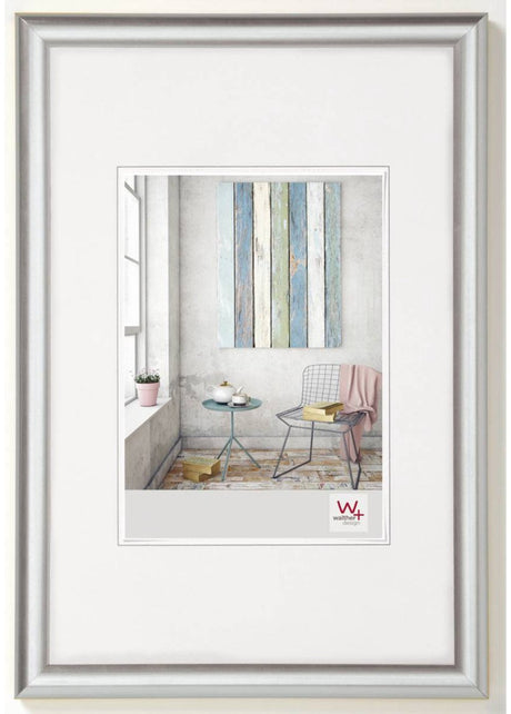 Walther trendstyle - Kunststoffrahmen - Fotogröße 20x30 cm - Silber