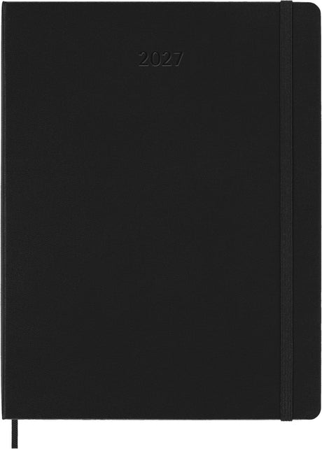 Moleskine 12-Monats-Tagebuch – 2027 – wöchentlich – XL – Hardcover – Schwarz