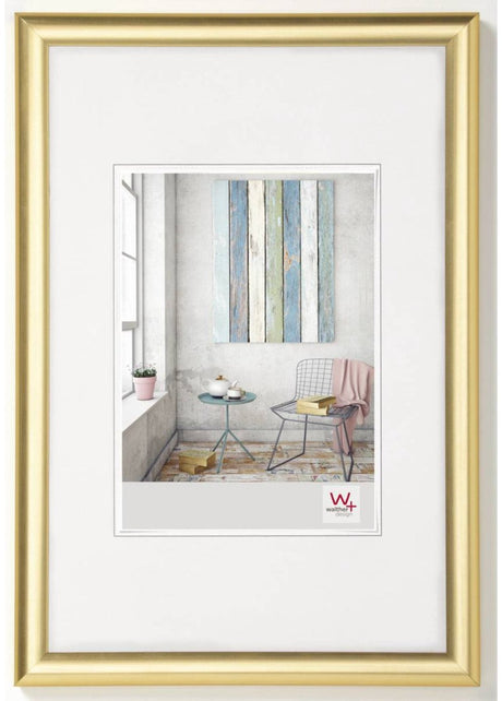 Walther trendstyle - Kunststoffrahmen - Fotogröße 18x24 cm - Gold