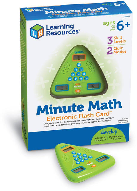 Lernressourcen Minute Mathe Electronic Flash Card™ – 6+