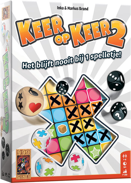 999games 999 Spiele - 2 immer wieder - Würfelspiel - mit neuen Würfeln und Optionen - Brettspiel - Familienspiel - kleines Geschenk