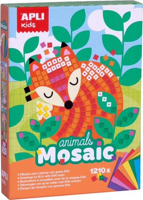Apli Kindermosaik 2 Blatt Tiere