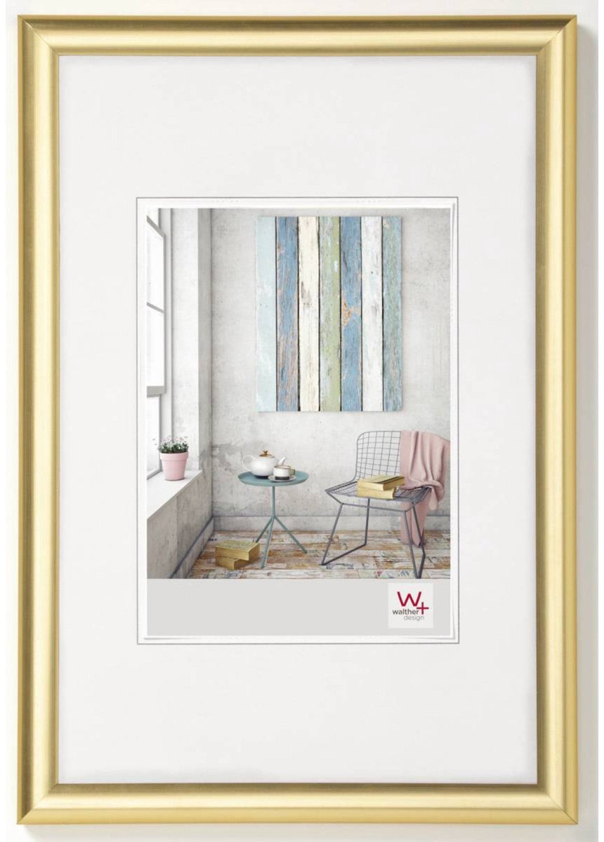 Walther trendstyle - Kunststoffrahmen - Fotogröße 10x15 cm - Gold