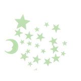Erstaunlich cooles Leuchten im Dunkeln, Sterne und Mond