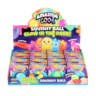 Erstaunlich coole, im Dunkeln leuchtende Squishy-Bälle in verschiedenen Farben | 12 Stück