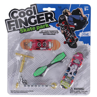Kein Marken-Finger-Skateboard mit Roller sortiert | 6 Stück