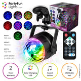 Partyspaß Lichter Discolicht Kaleidoskop LED mehrfarbig