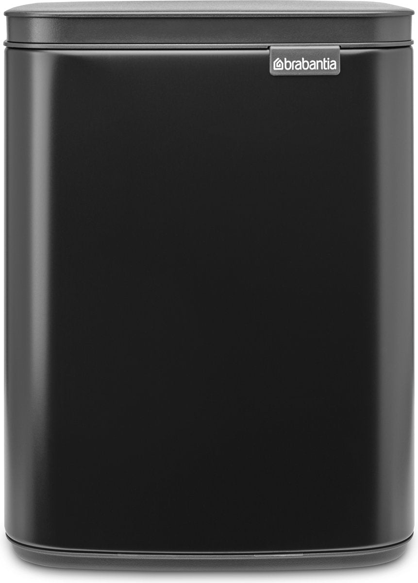 Brabantia Bo Abfallbehälter, 7l – Mattschwarz