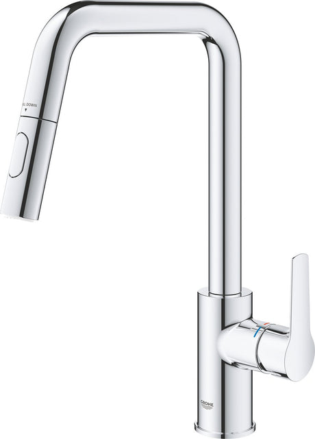 Grohe Quickfix Start Einhebelmischer - herausziehbar - zwei Strahlarten - Chrom